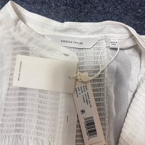 Women Rebecca Taylor White Blouse size S
